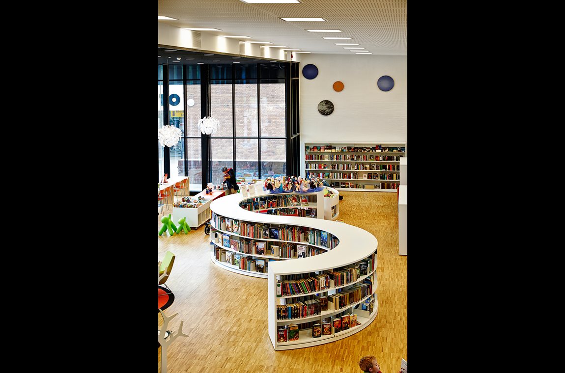 Bibliothèque municipale Klostergården, Lund, Suède - Bibliothèque municipale et BDP