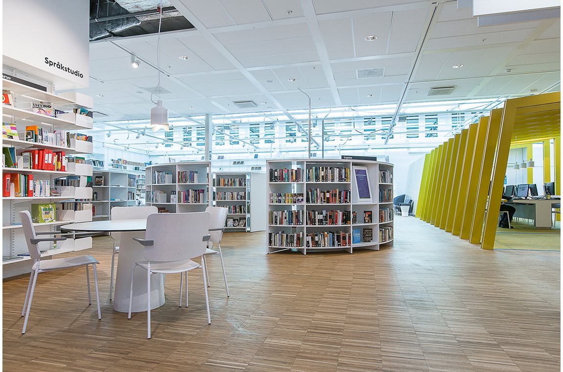 Kista bibliotek i Stockholm, Sverige - Offentligt bibliotek