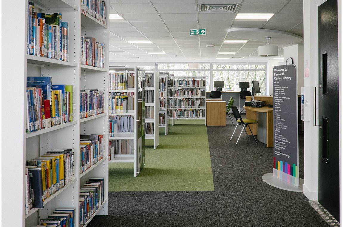 Plymouth bibliotek, Storbritannien - Offentliga bibliotek