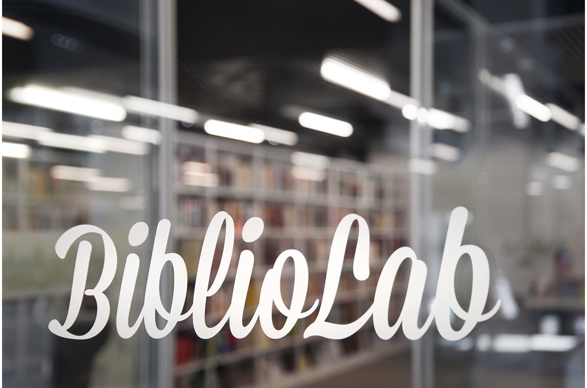 BiblioLab Campus Belval, Luxembourg Universitet, Esch-zur-Alzette - Akademisk bibliotek