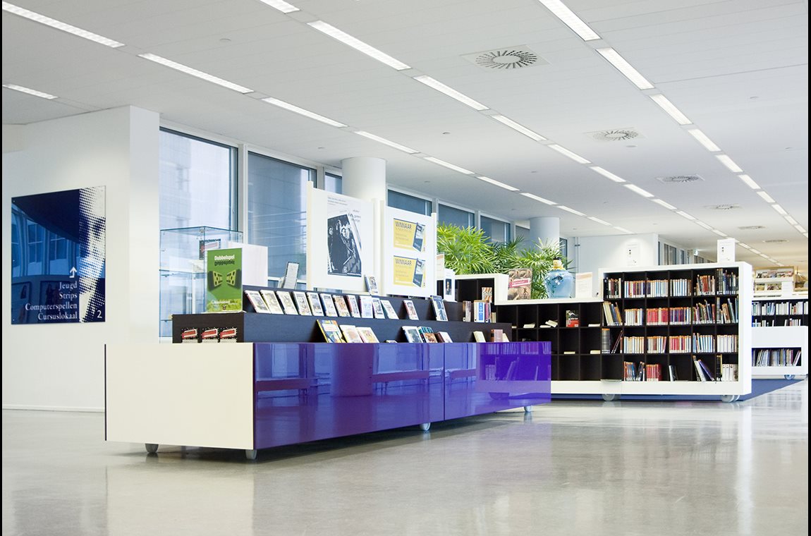 La bibliothèque principale d'Haag, Pays-Bas - Bibliothèque municipale et BDP