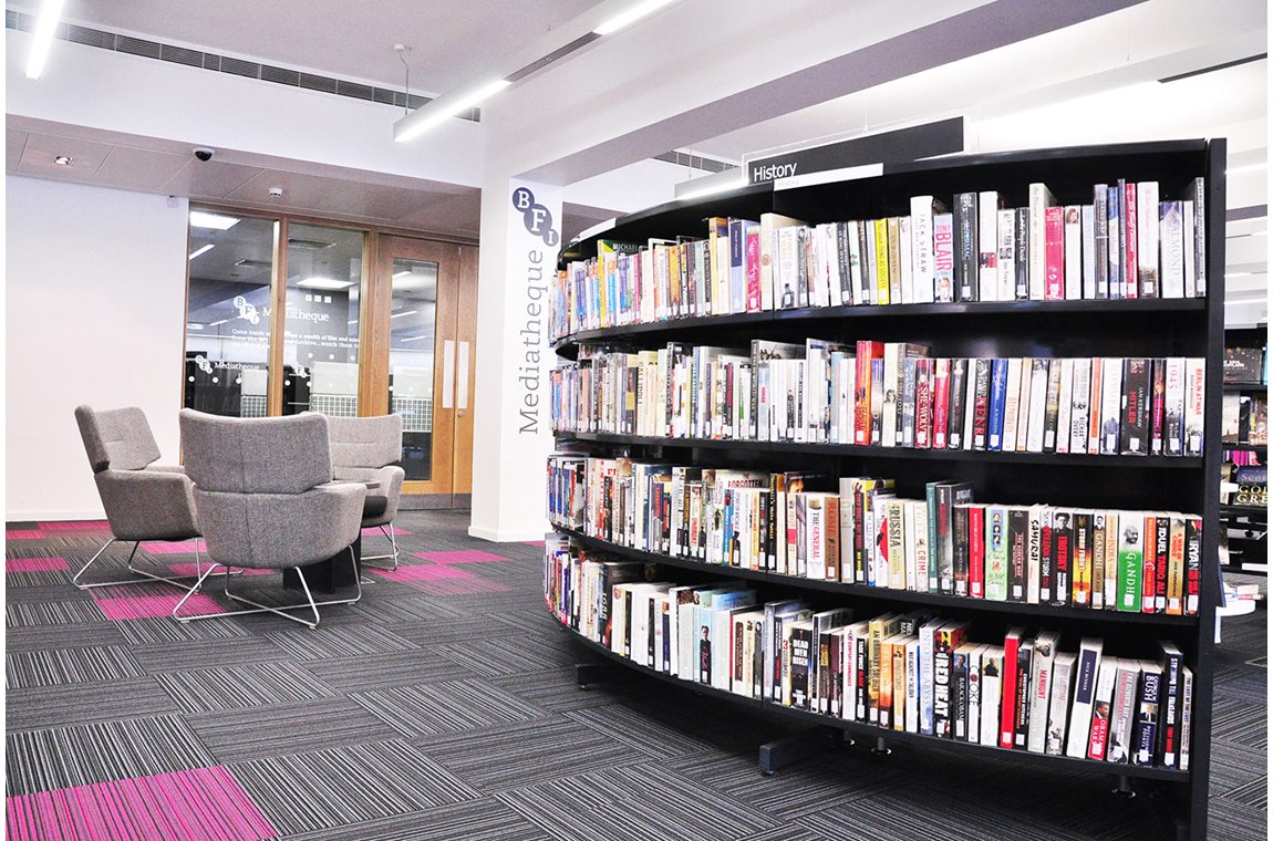 Bibliothèque municipale de Bridgeton, Glasgow, Royaume-Uni - Bibliothèque municipale et BDP
