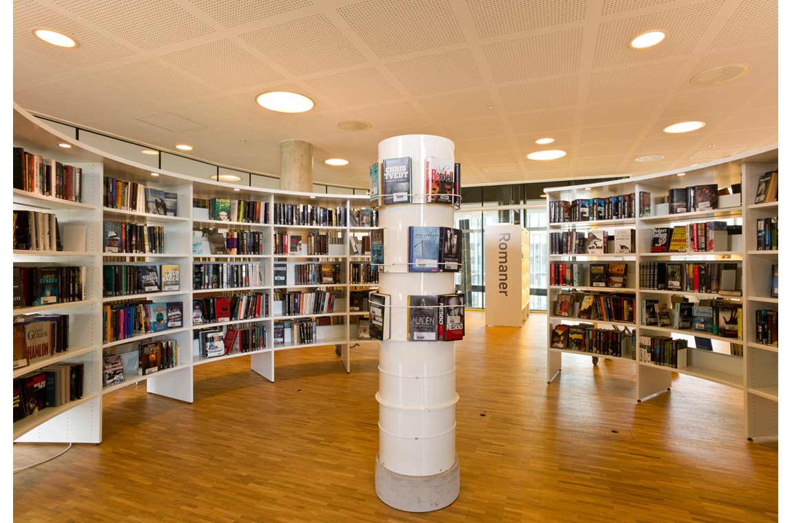 Bibliothèque municpale de Lørenskog, Norvège - Bibliothèque municipale et BDP
