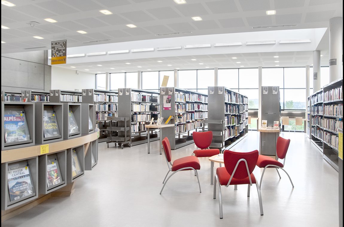 Openbare bibliotheek L'Isle d'Abeau , Frankrijk - Openbare bibliotheek
