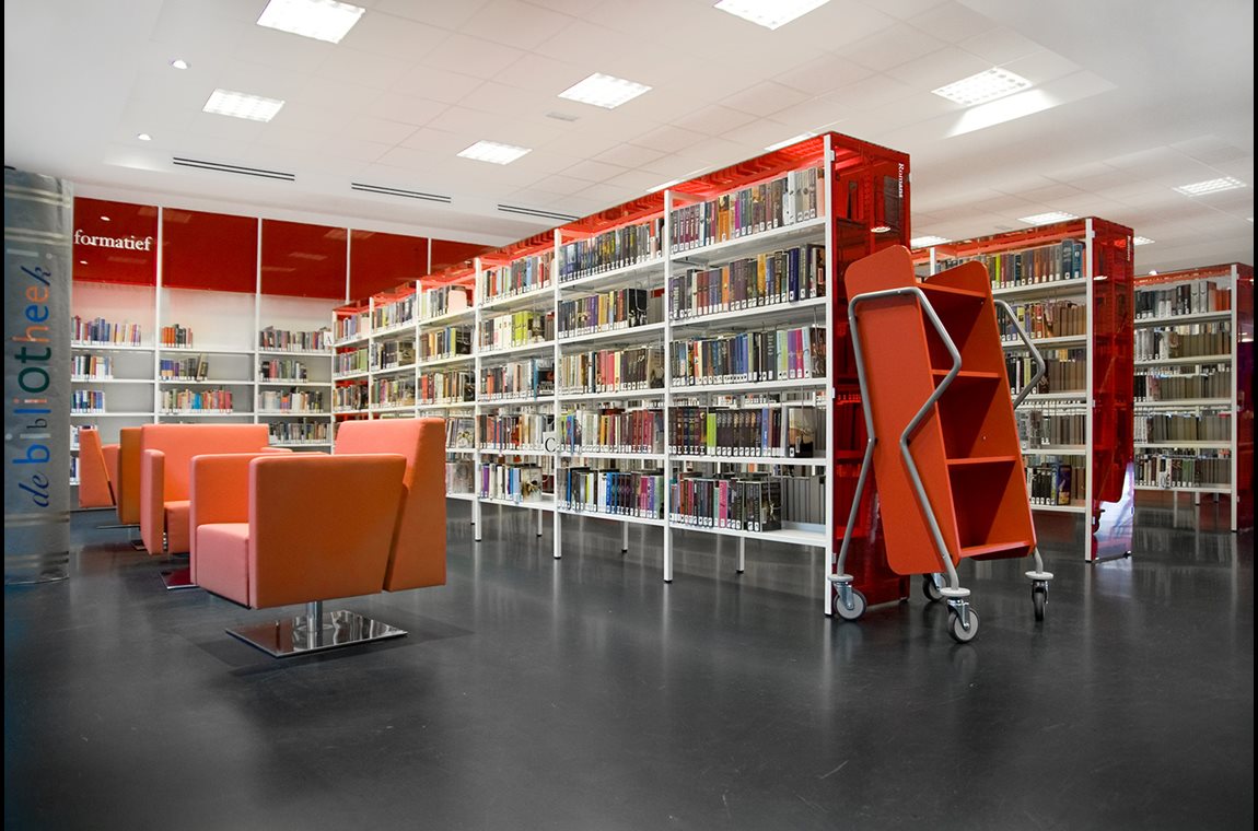 Bibliothèque municpale de Leidschenveen, Pays-Bas - Bibliothèque municipale et BDP