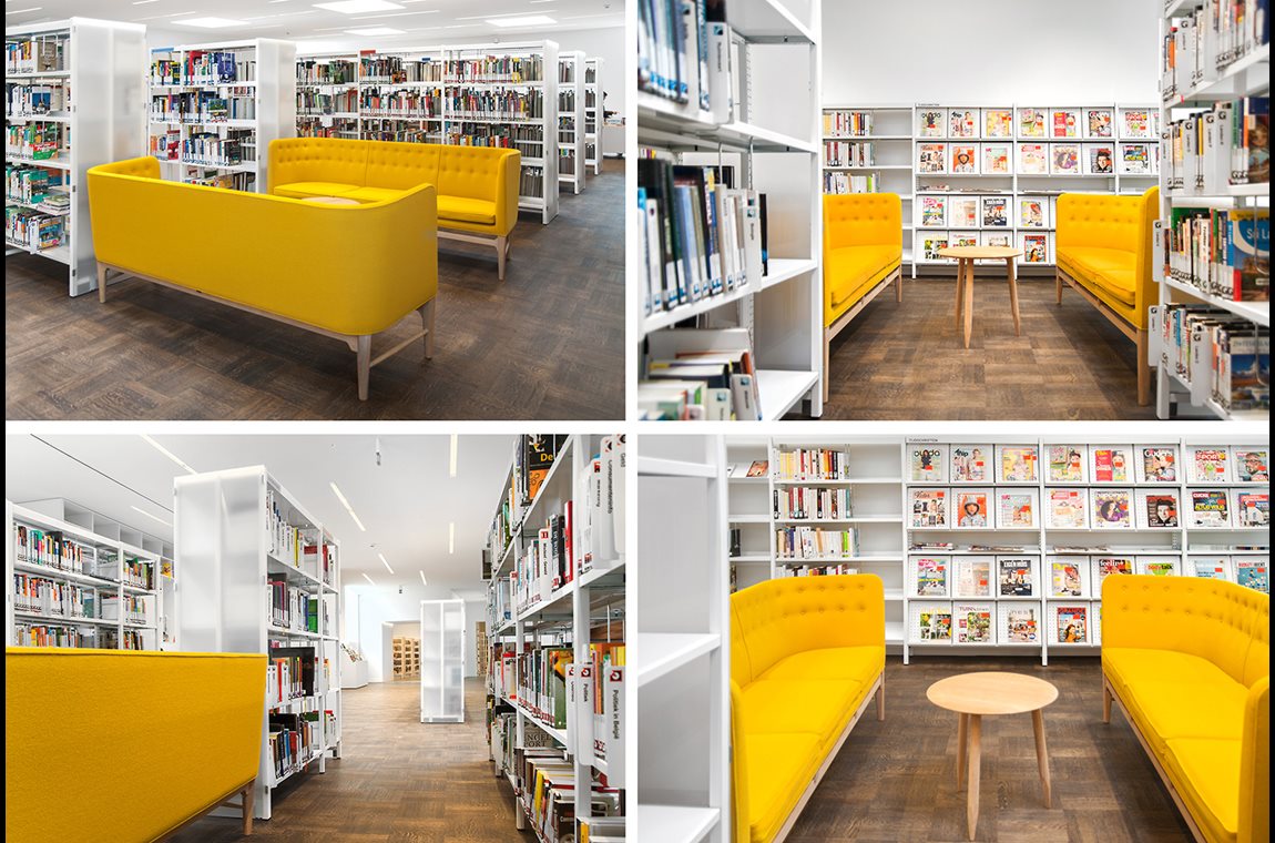 Sint-Andries bibliotek, Stad Brugge, Belgien - Offentligt bibliotek