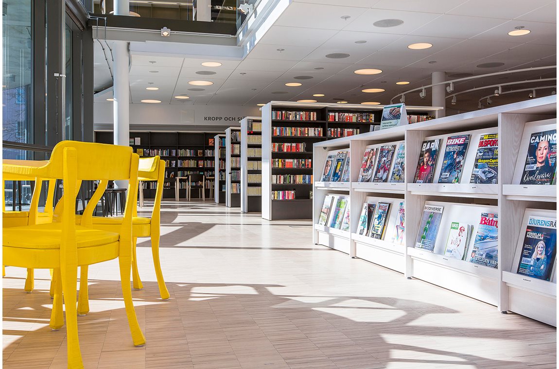 Bibliothèque municipale de Vallentuna, Suède - Bibliothèque municipale