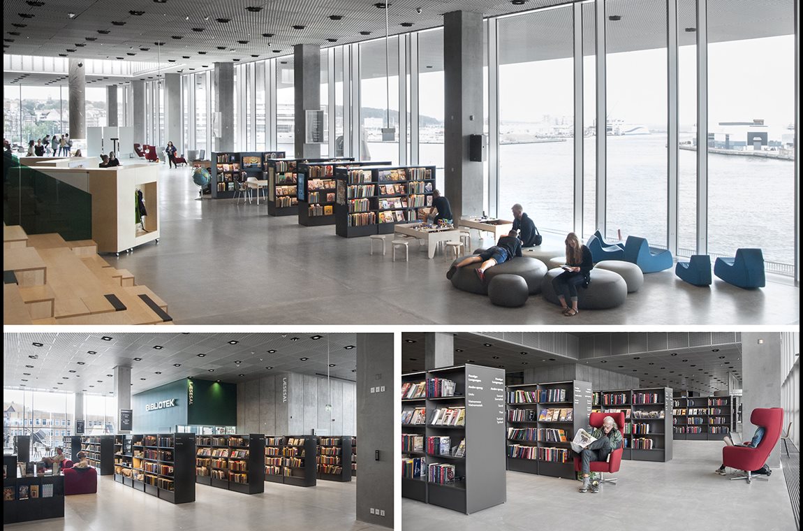Dokk1, Aarhus, Dänemark - Öffentliche Bibliothek