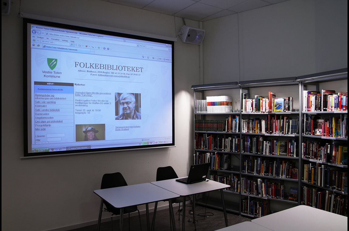 Openbare bibliotheek Raufoss, Noorwegen  - Openbare bibliotheek