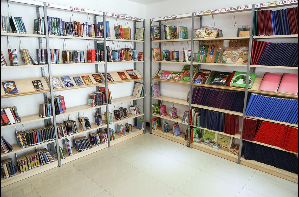 Kinderbibliotheek Hippocampus te Chennai, India - Schoolbibliotheek