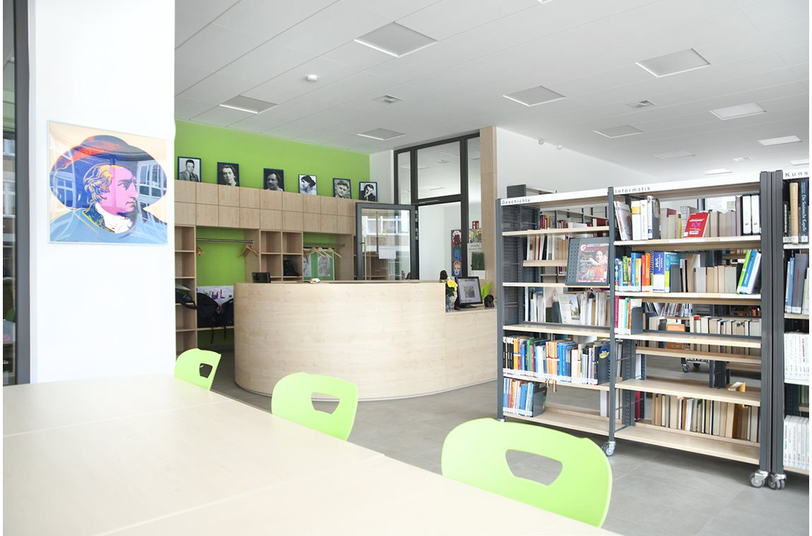 Bibliothèque scolaire Casanus, Wittlich, Allemagne - CDI