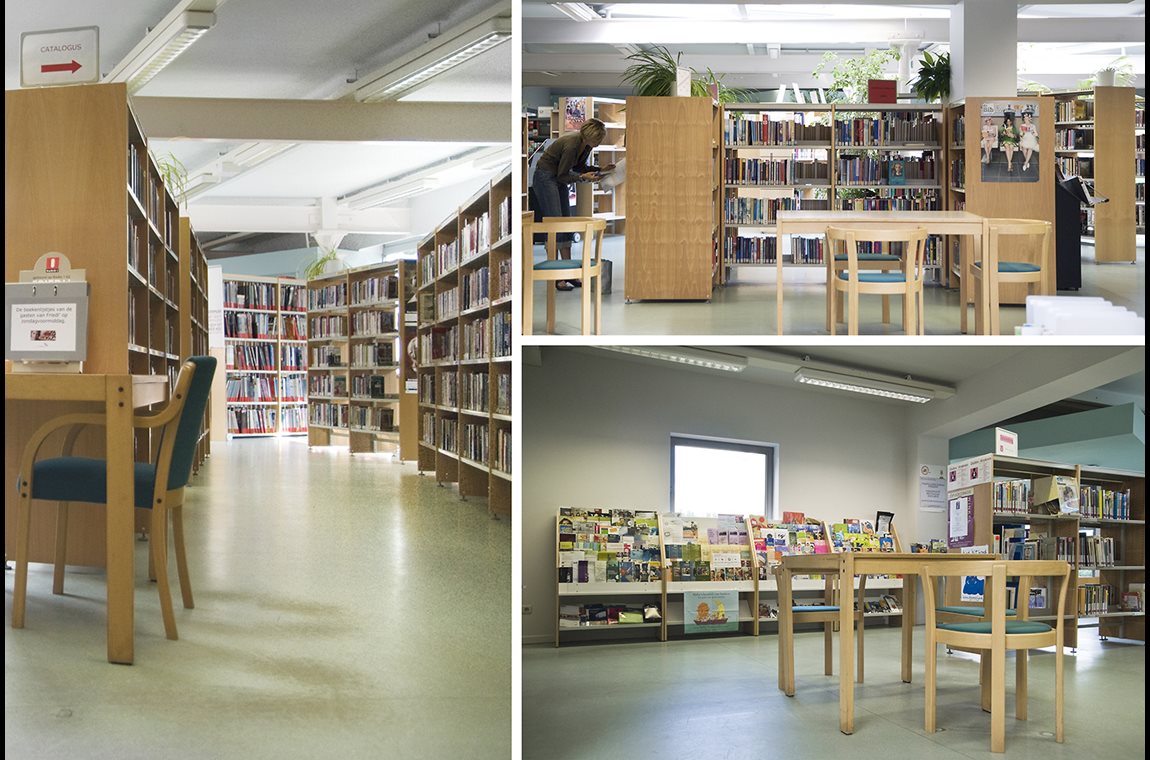 Beerse bibliotek, Belgien - Offentligt bibliotek