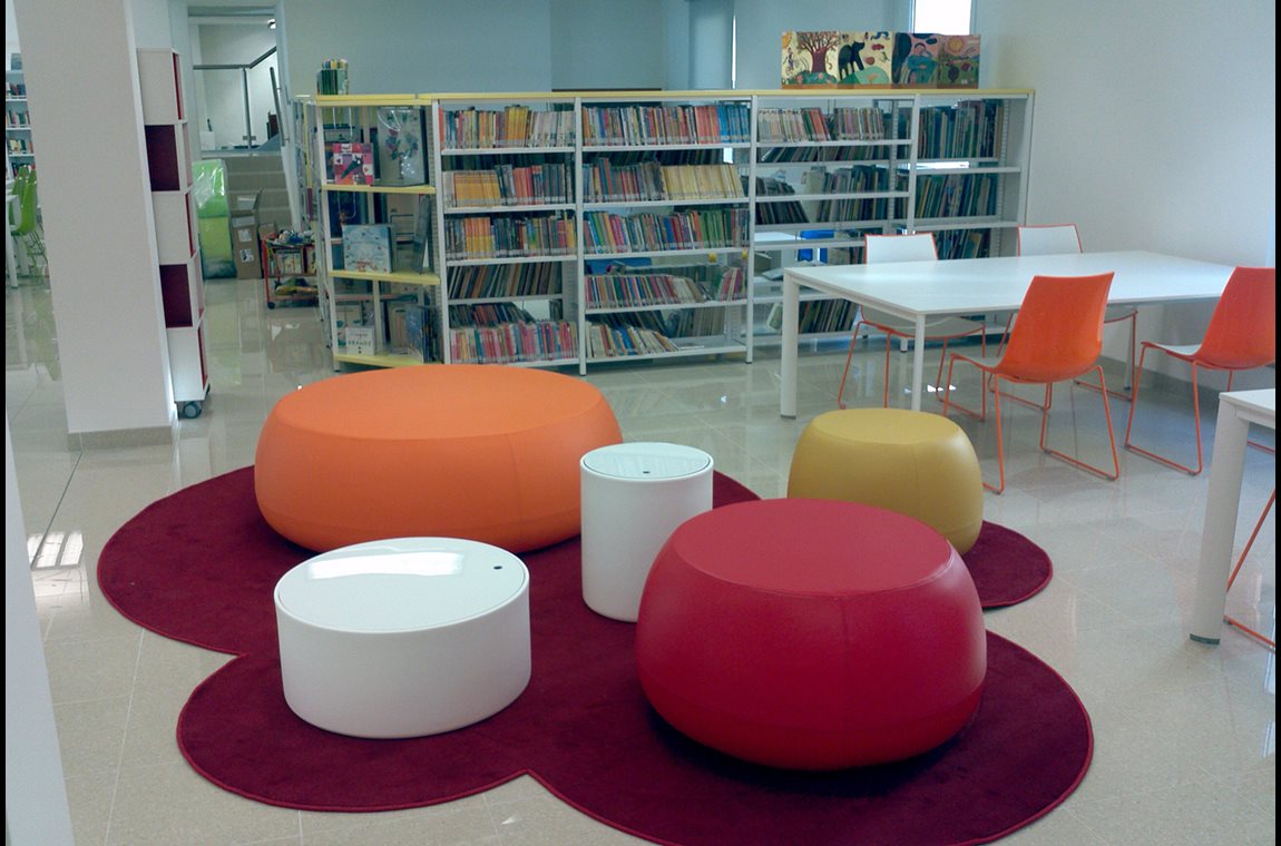 Biblioteca civica "Falco Marin" Grado, Italie - Bibliothèque municipale et BDP