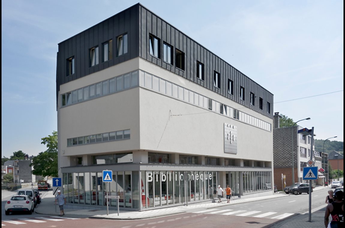 Bibliothèque municipale d'Aubange, Belgique - Bibliothèque municipale et BDP