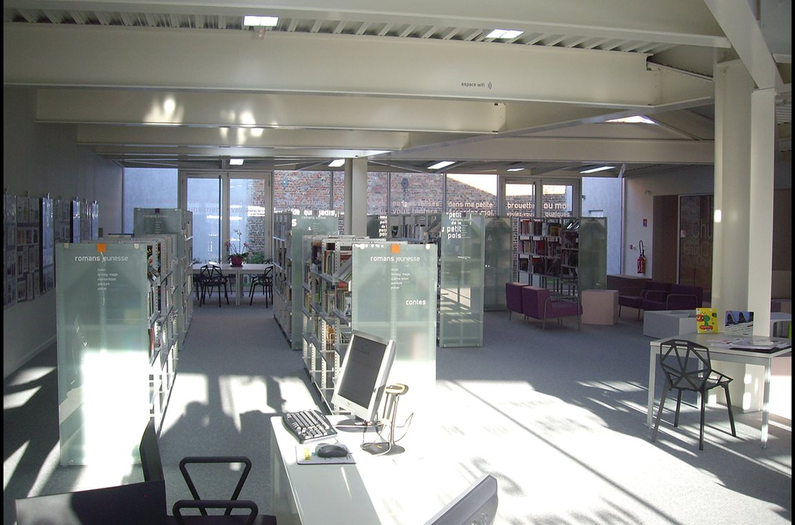 Proville Bibliotek, Frankrig - Offentligt bibliotek