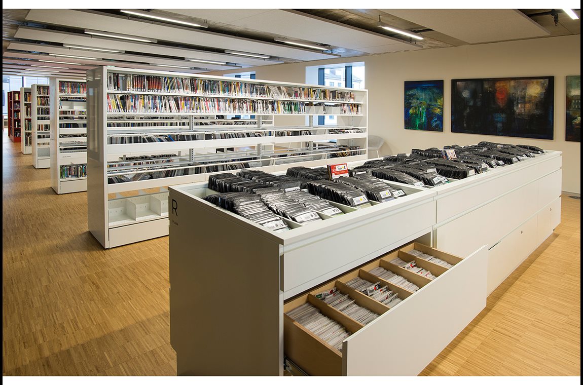 Bibliothèque municpale Stormen de Bodø, Norvège - Bibliothèque municipale et BDP