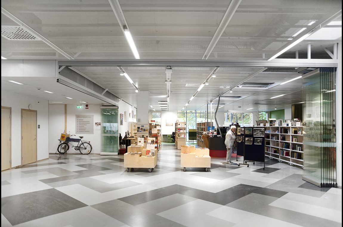 Bibliothèque municipale de Skiljebo, Suède - Bibliothèque municipale et BDP
