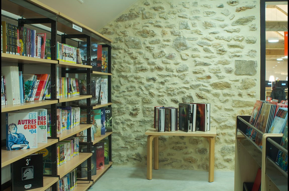 Kulturhuset i Lieusaint, Frankrike - Offentliga bibliotek