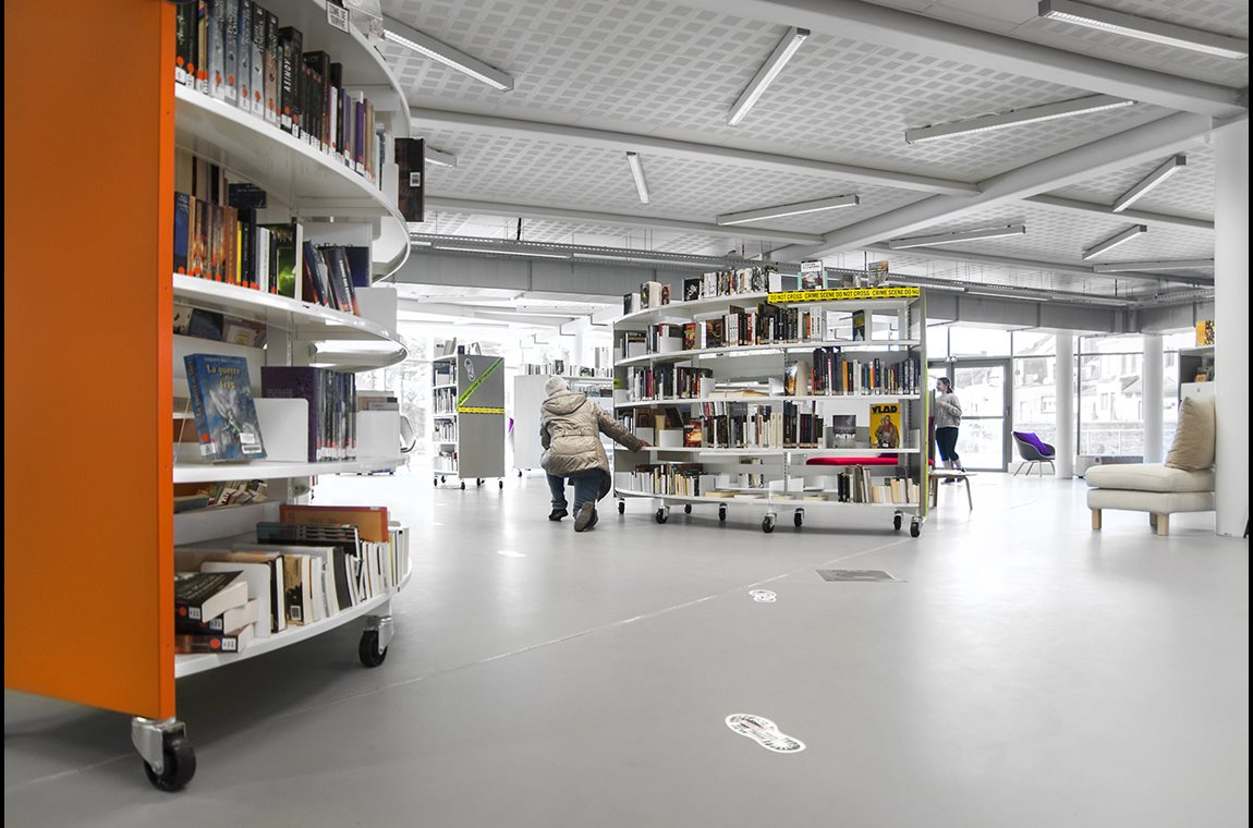 Openbare bibliotheek "Le Quai", Condé sur l'Escaut, Frankrijk - Openbare bibliotheek