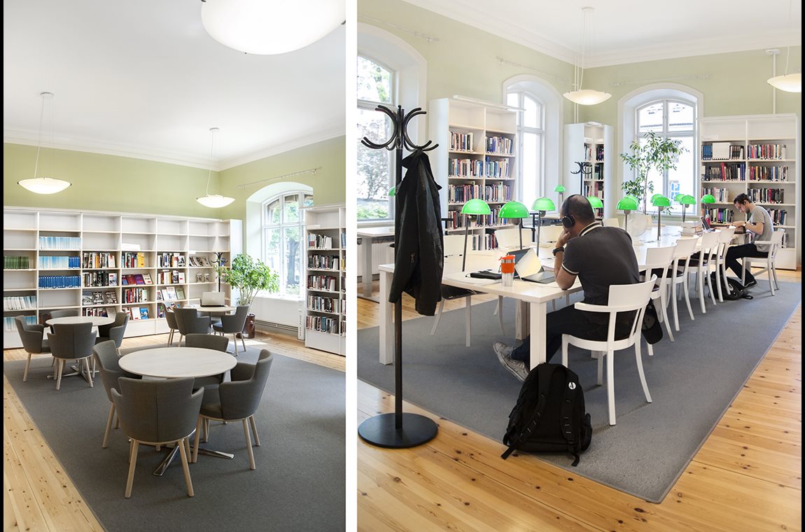 Dag Hammarskjöld bibliotheek, Uppsala, Zweden - Wetenschappelijke bibliotheek