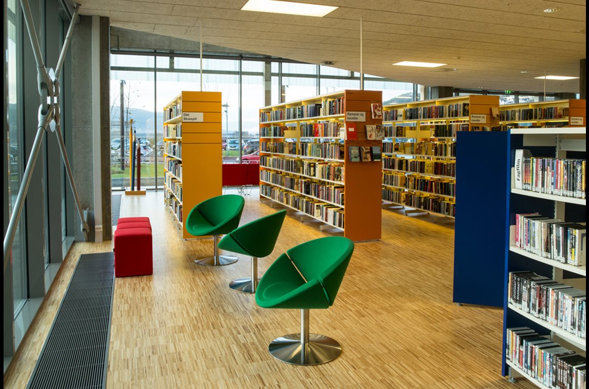 Notodden bibliotek, Norge - Offentligt bibliotek