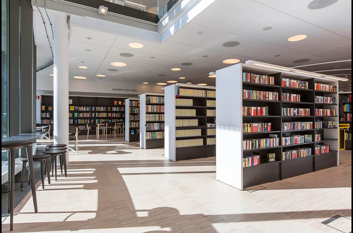 Bibliothèque municipale de Vallentuna, Suède - Bibliothèque municipale et BDP