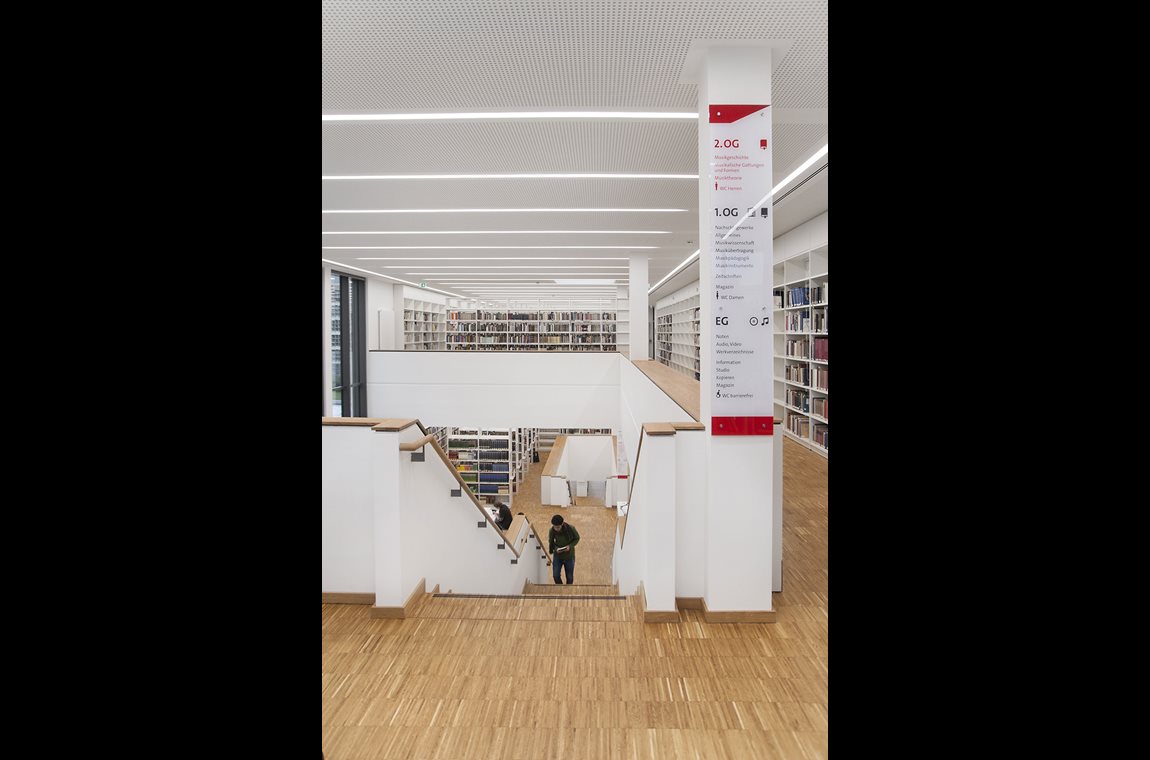 Ecole Supérieure de Musique de Detmold, Allemagne - Bibliothèque universitaire et d’école supérieure