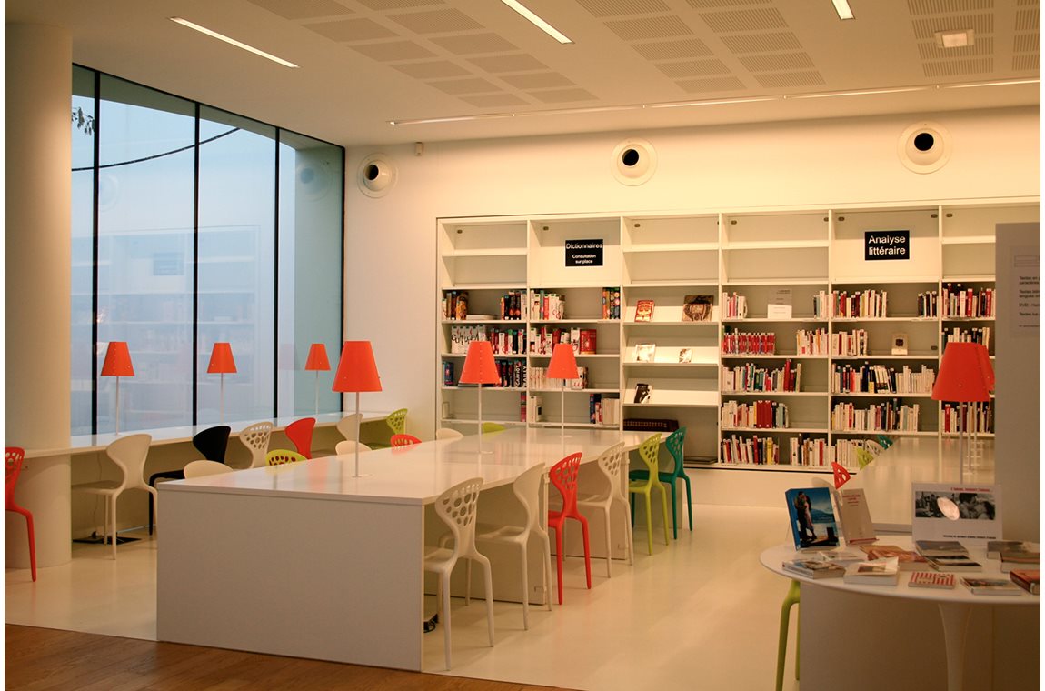 Médiathèque de Tarnos, Frankrig - Offentligt bibliotek