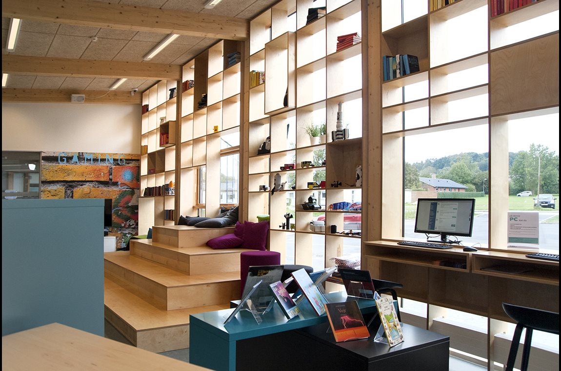 Openbare bibliotheek Vodskov, Denemarken - Openbare bibliotheek