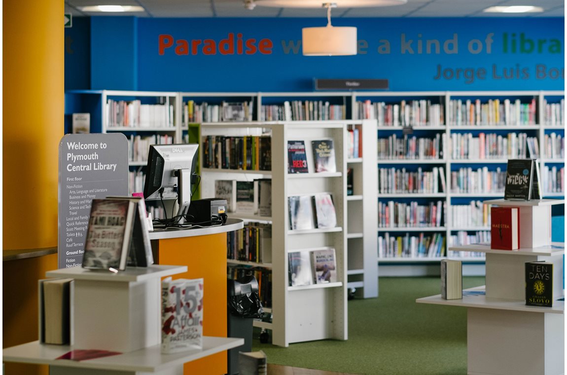 Plymouth bibliotek, Storbritannien - Offentliga bibliotek