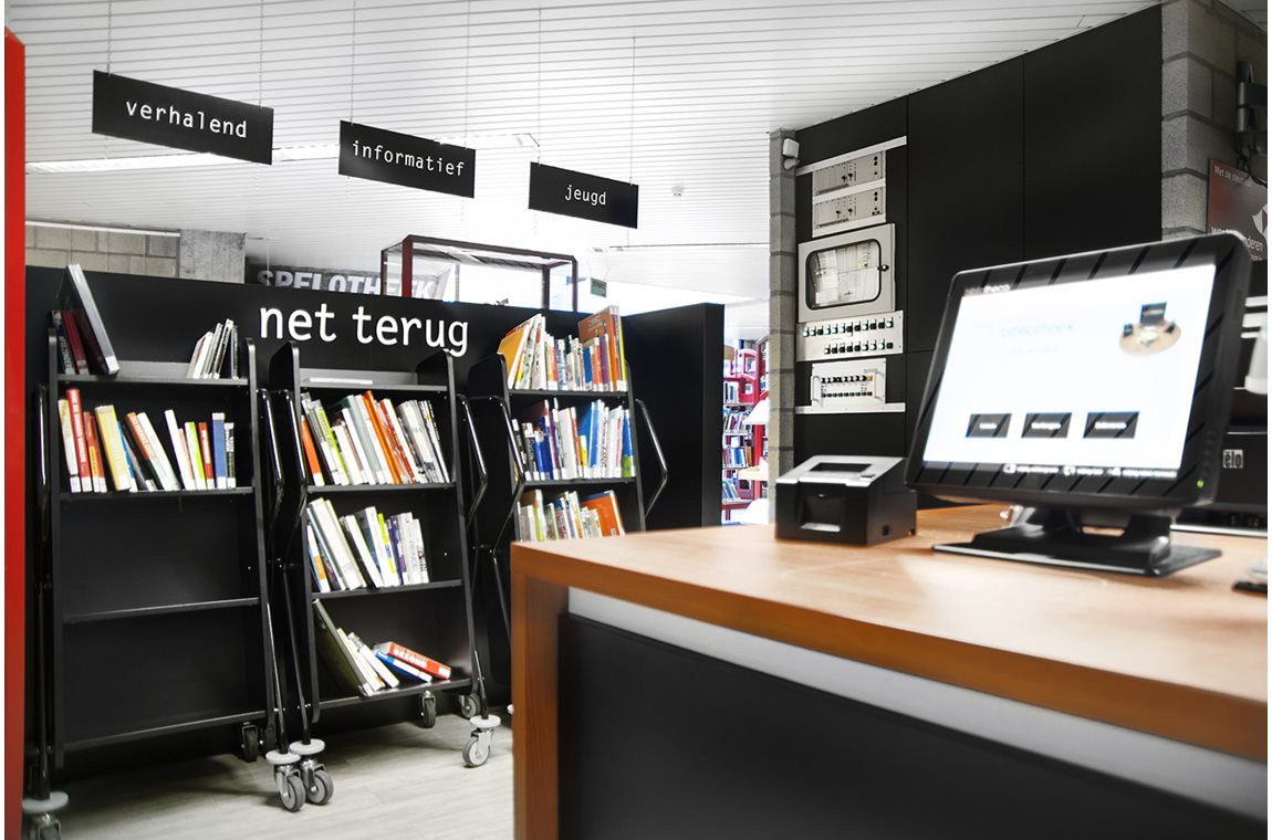 Izegem bibliotek, Belgien - Offentligt bibliotek