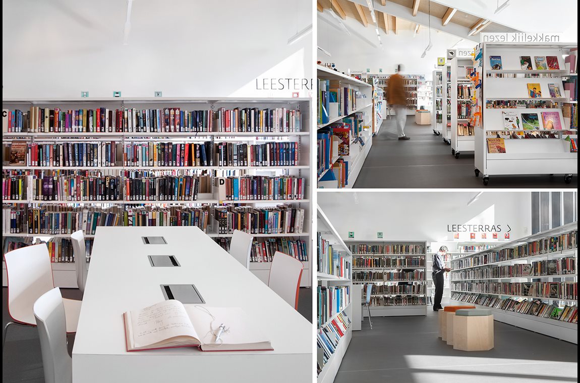 Zoersel bibliotek, Belgien - Offentligt bibliotek