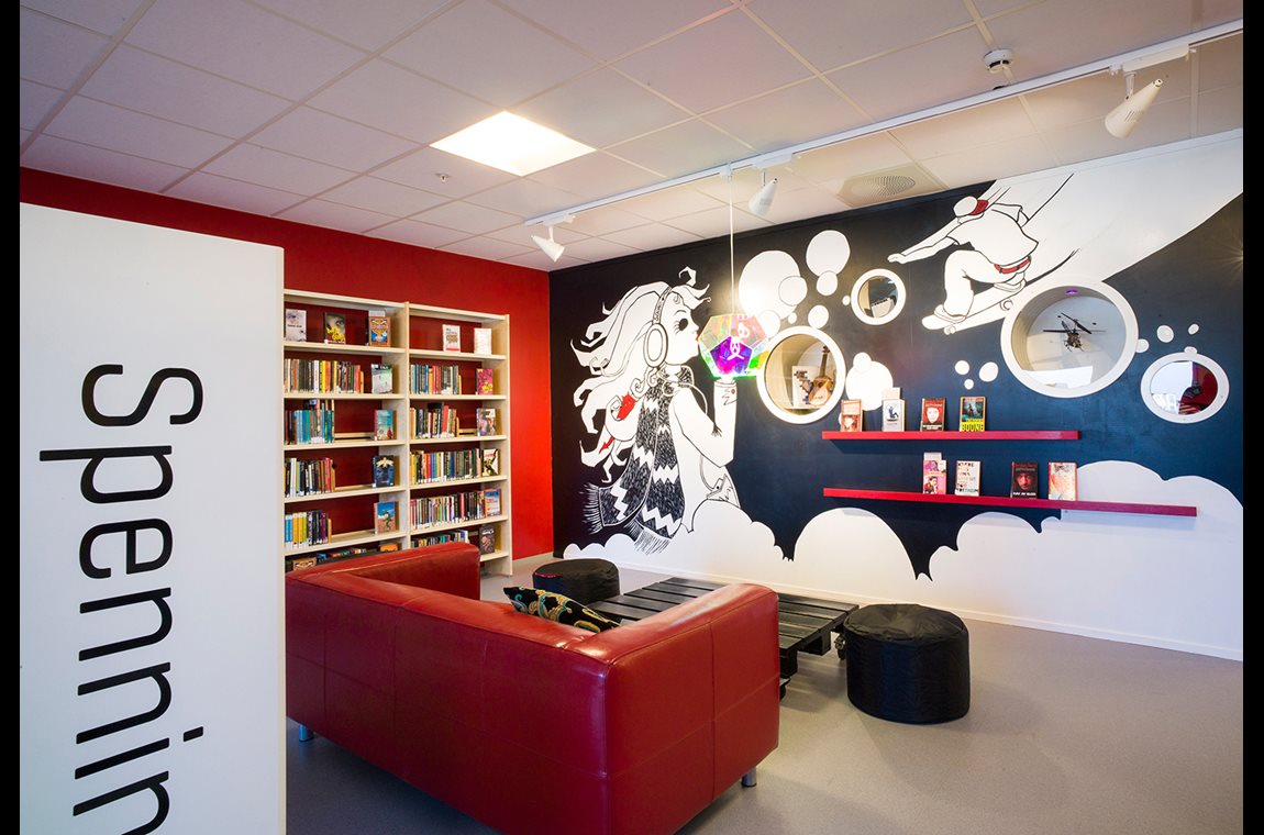 Öffentliche Bibliothek Nes, Norwegen - Öffentliche Bibliothek