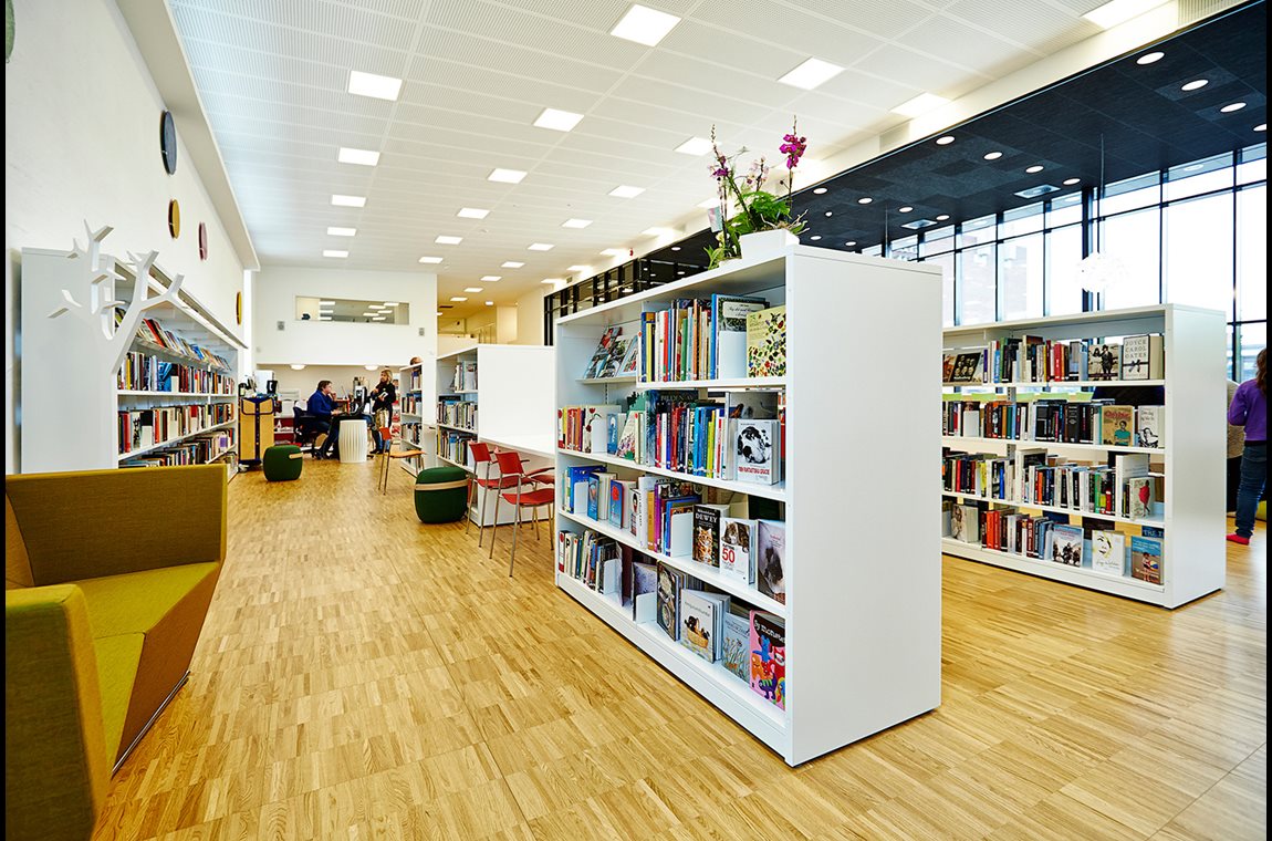 Mötesplats Klostergården i Lund, Sverige - Offentliga bibliotek