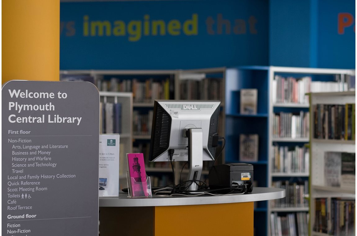 Plymouth Bibliotek, Storbritannien - Offentligt bibliotek