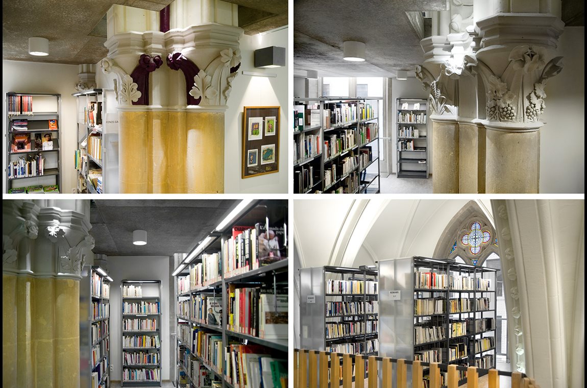Virton bibliotek, Belgien - Offentligt bibliotek