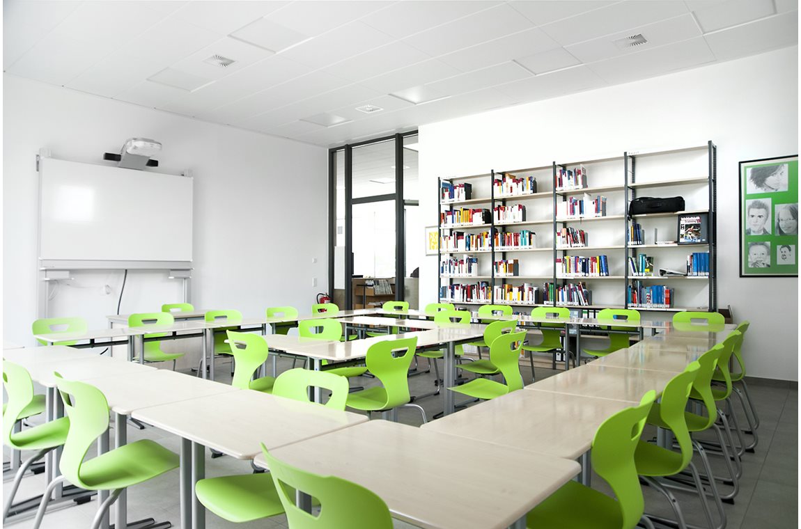 Bibliothèque scolaire Casanus, Wittlich, Allemagne - CDI