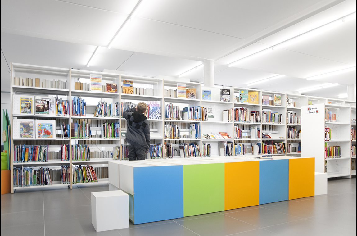 Bibliothèque municipale de Ternat, Belgique  - Bibliothèque municipale et BDP