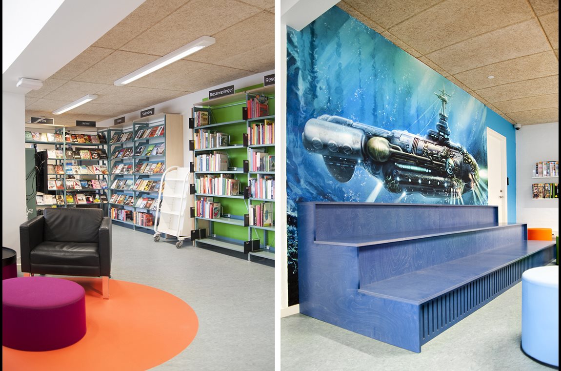 Openbare bibliotheek Vodskov, Denemarken - Openbare bibliotheek