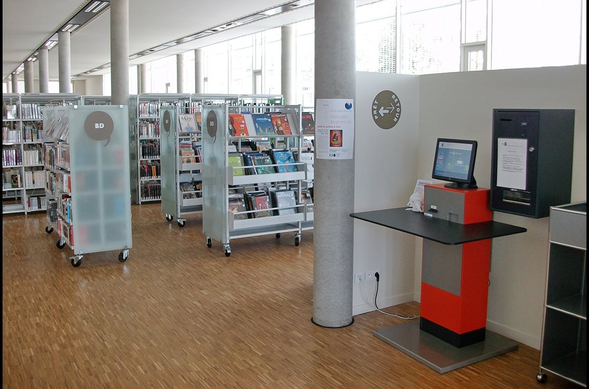 Openbare bibliotheek La Duchère, Lyon, Frankrijk - Openbare bibliotheek