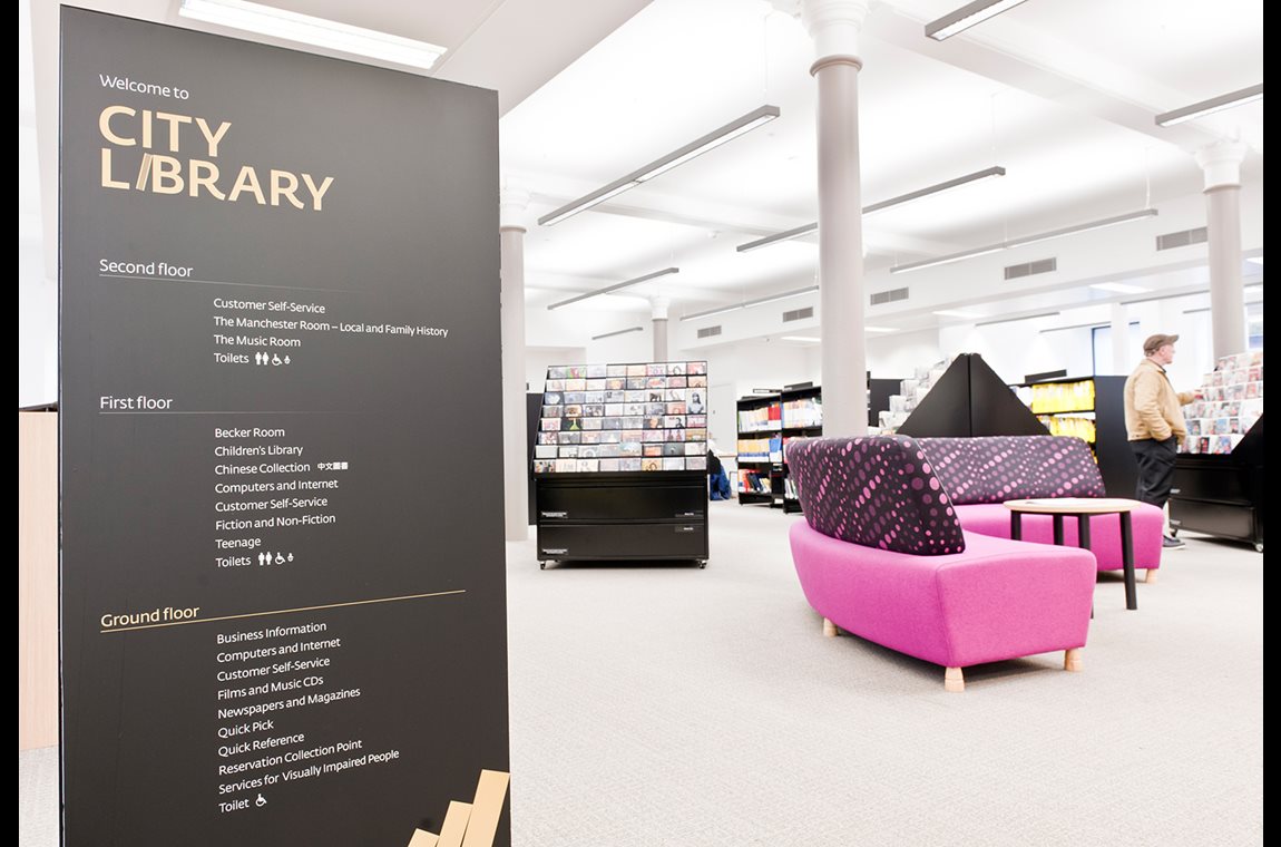Öffentliche Bibliothek Manchester City, Großbritannien - Öffentliche Bibliothek