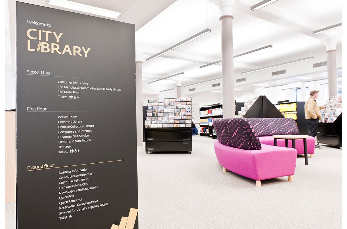 Manchester City bibliotek, Storbritannien - Offentligt bibliotek