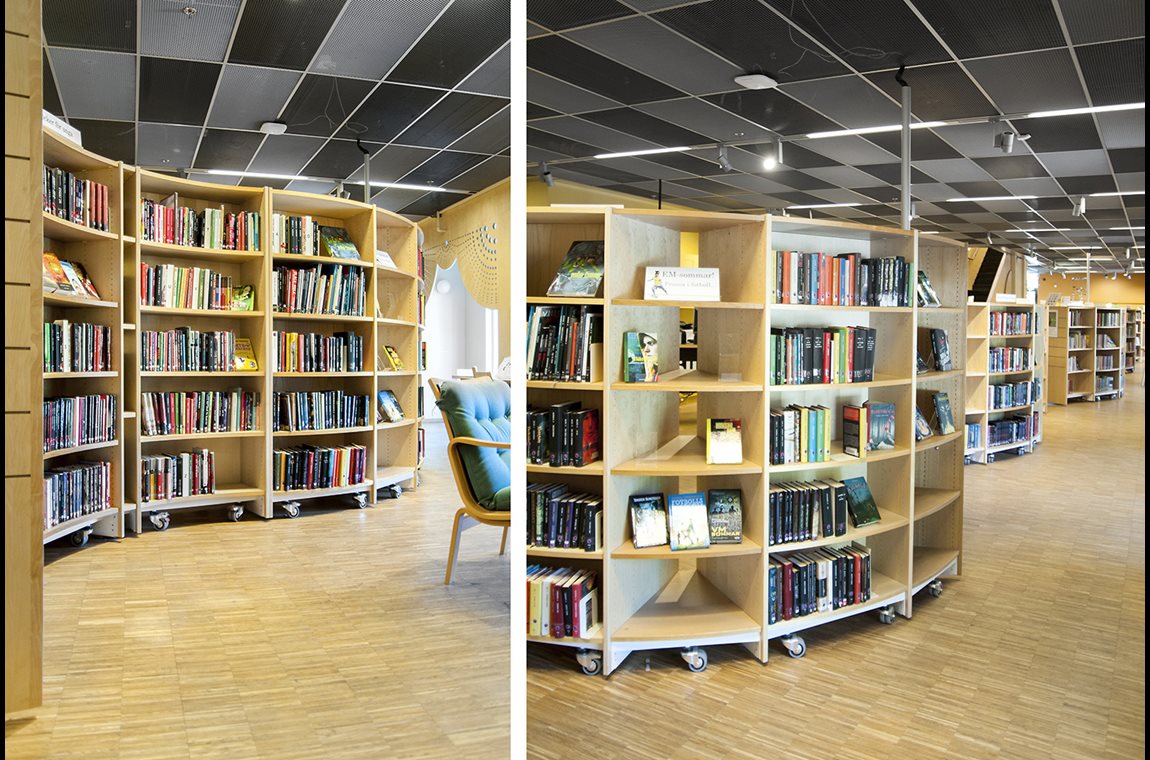 Bibliothek Gottsunda, Uppsala, Schweden - Öffentliche Bibliothek