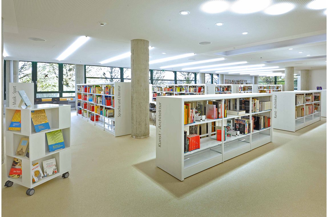 Zofingen High School, Switzerland - School library