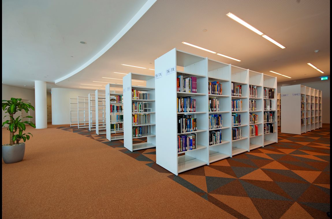 Universität Zayed, Abu Dhabi, Vereinigte Arabische Emirate - Wissenschaftliche Bibliothek