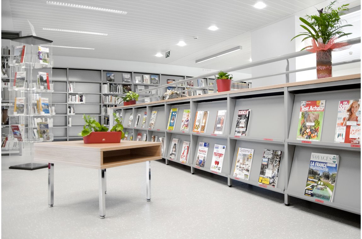 Aubange bibliotek, Belgien - Offentligt bibliotek