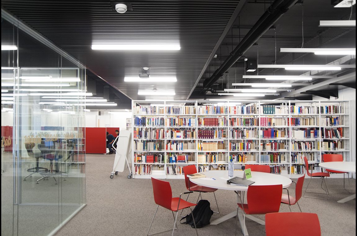 BiblioLab Campus Belval, Luxemburgs universitet, Esch-zur-Alzette - Akademiska bibliotek