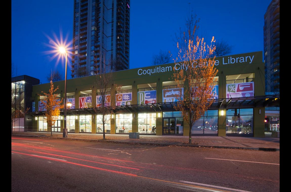 Bibliothèque municipale de Coquitlam, Canada - Bibliothèque municipale et BDP