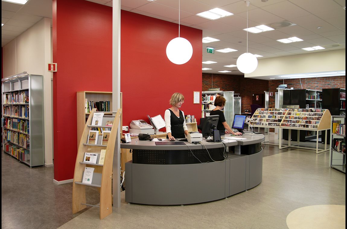 Openbare bibliotheek Raufoss, Noorwegen  - Openbare bibliotheek