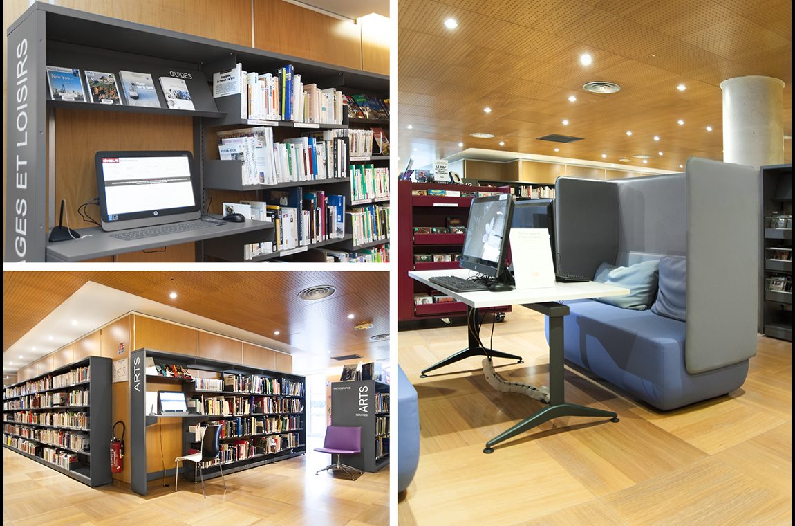 Openbare bibliotheek Sevres, Frankrijk - Openbare bibliotheek